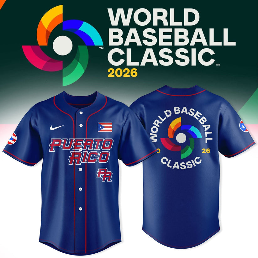 Puerto Rico Baseball 2026 World Baseball Classic Jersey Limited