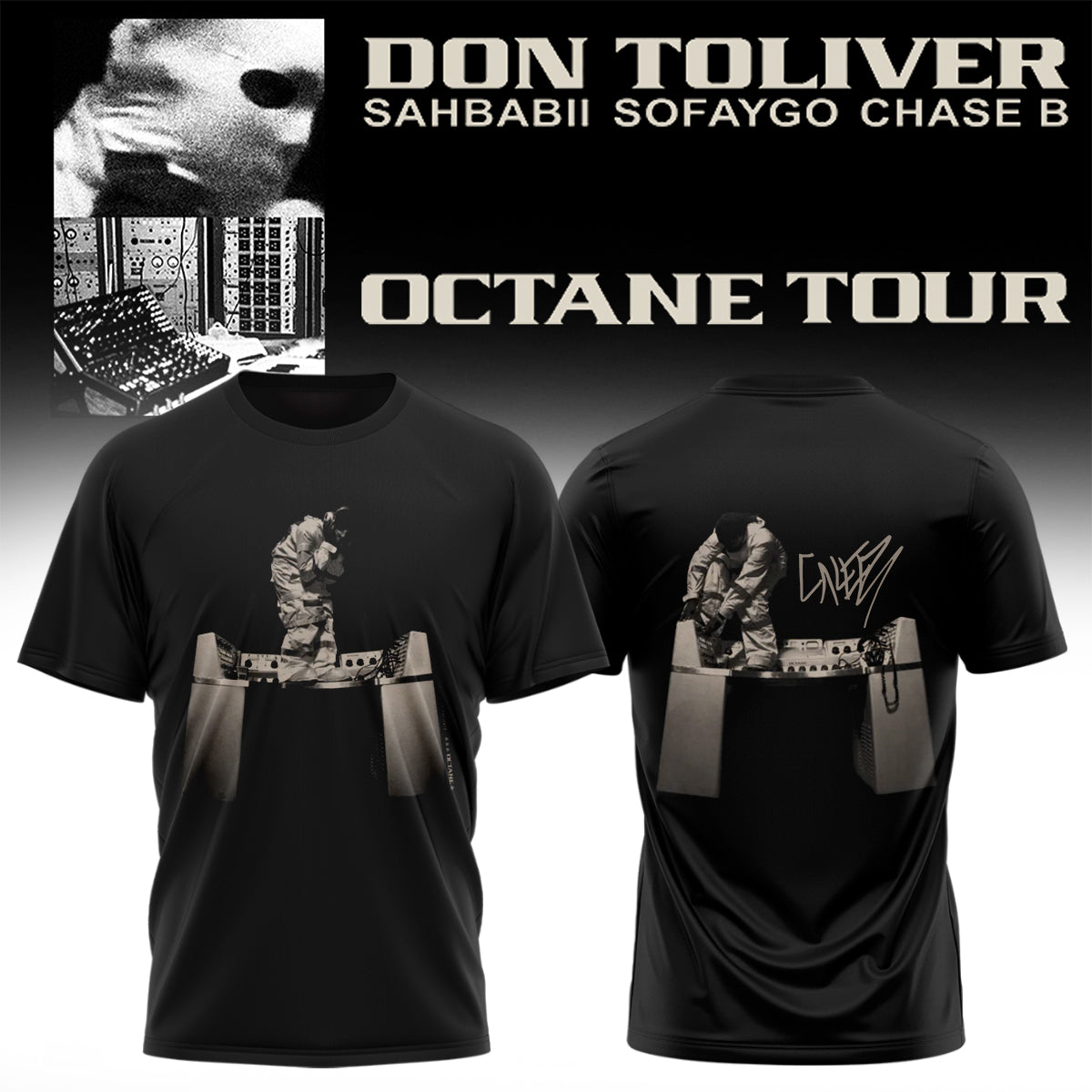 Don Toliver Octane Tour signed Tshirt