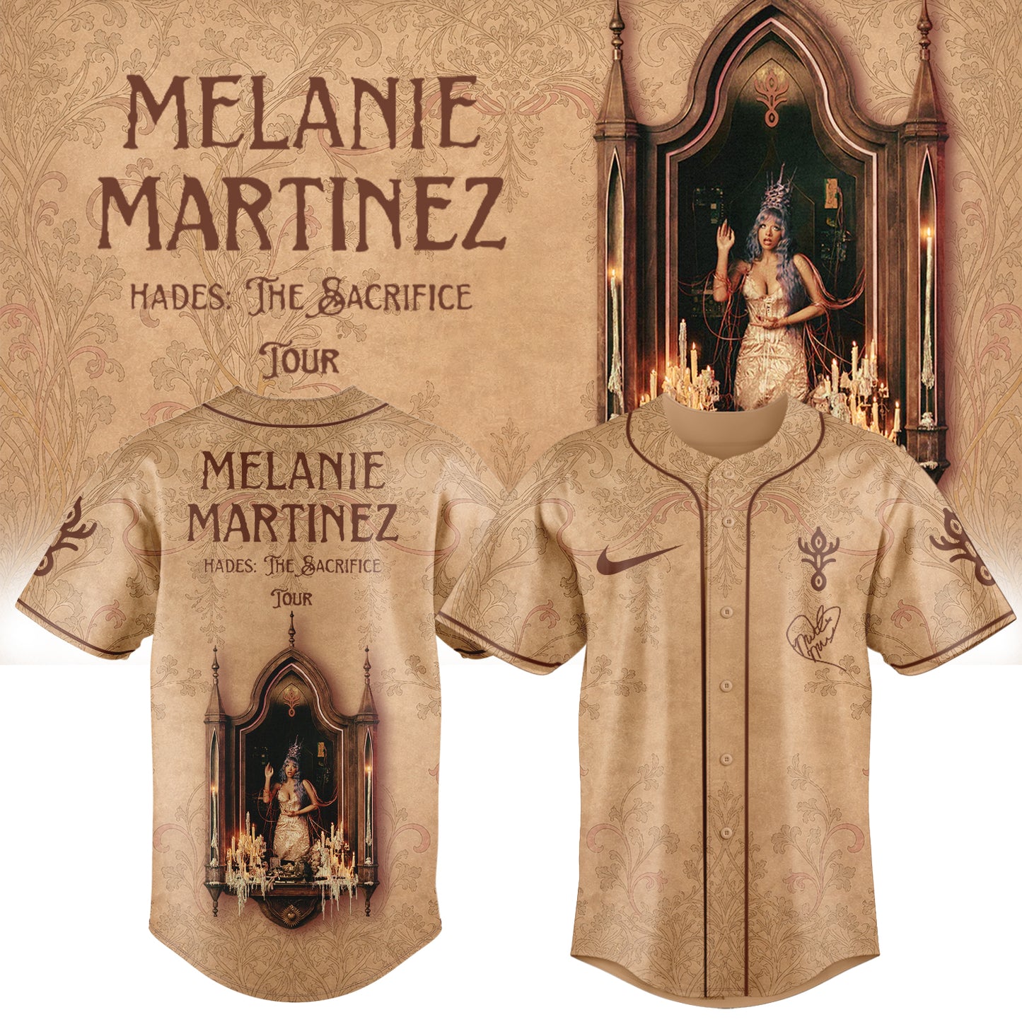 ,.Melanie Martinez ”HADES: THE SACRIFICE TOUR 2026” Limited Edition Signature – Jersey