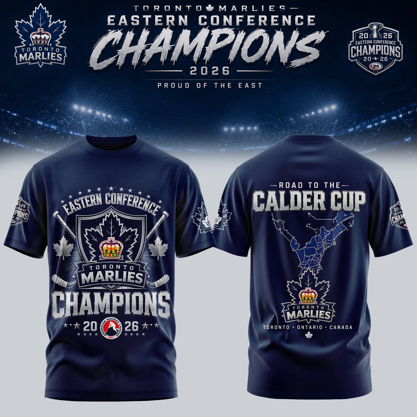 TORONTO MARLIES – 2026 EASTERN CONFERENCE CHAMPIONS TEE