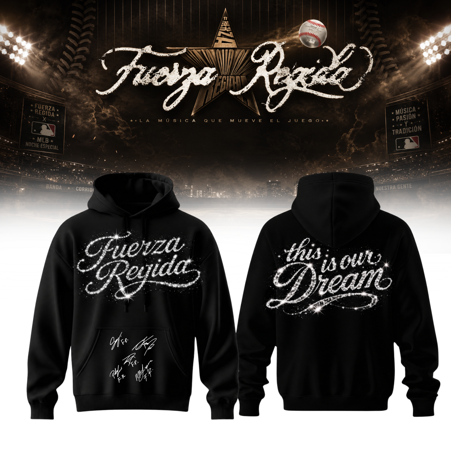 Fuerza Regida “This Is Our Dream Stadium Tour” 2026 – Hoodie