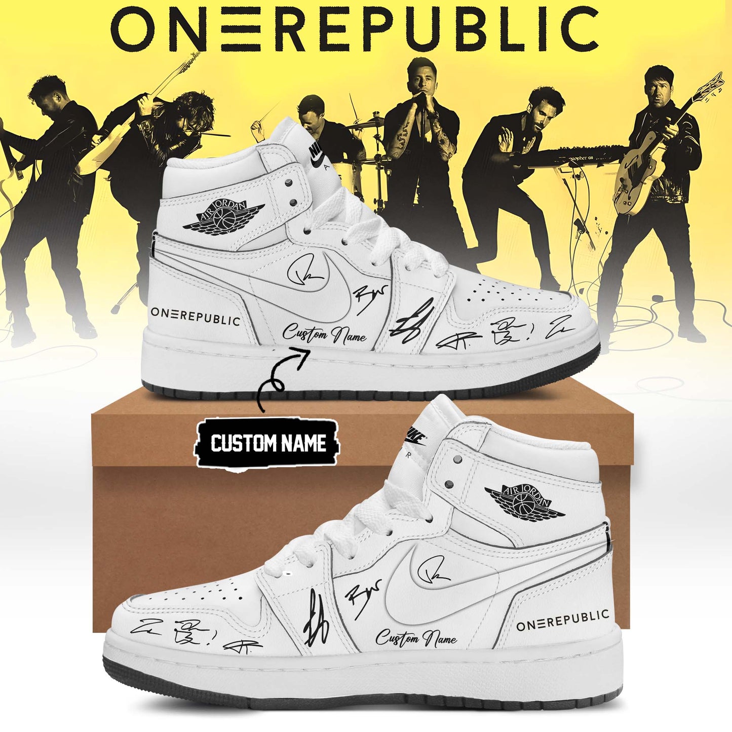 .OneRepublic Official Tour Shoes