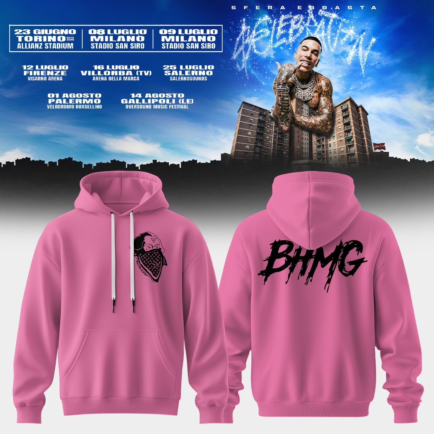 Sfera Ebbasta Tour 2026 Limited Hoodie