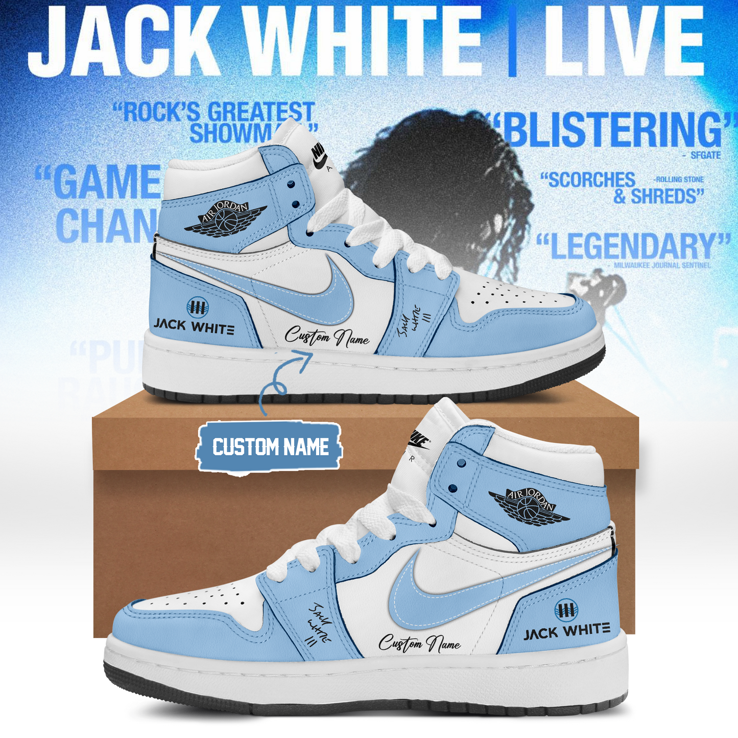 .Jack White Live 2026 Shoes