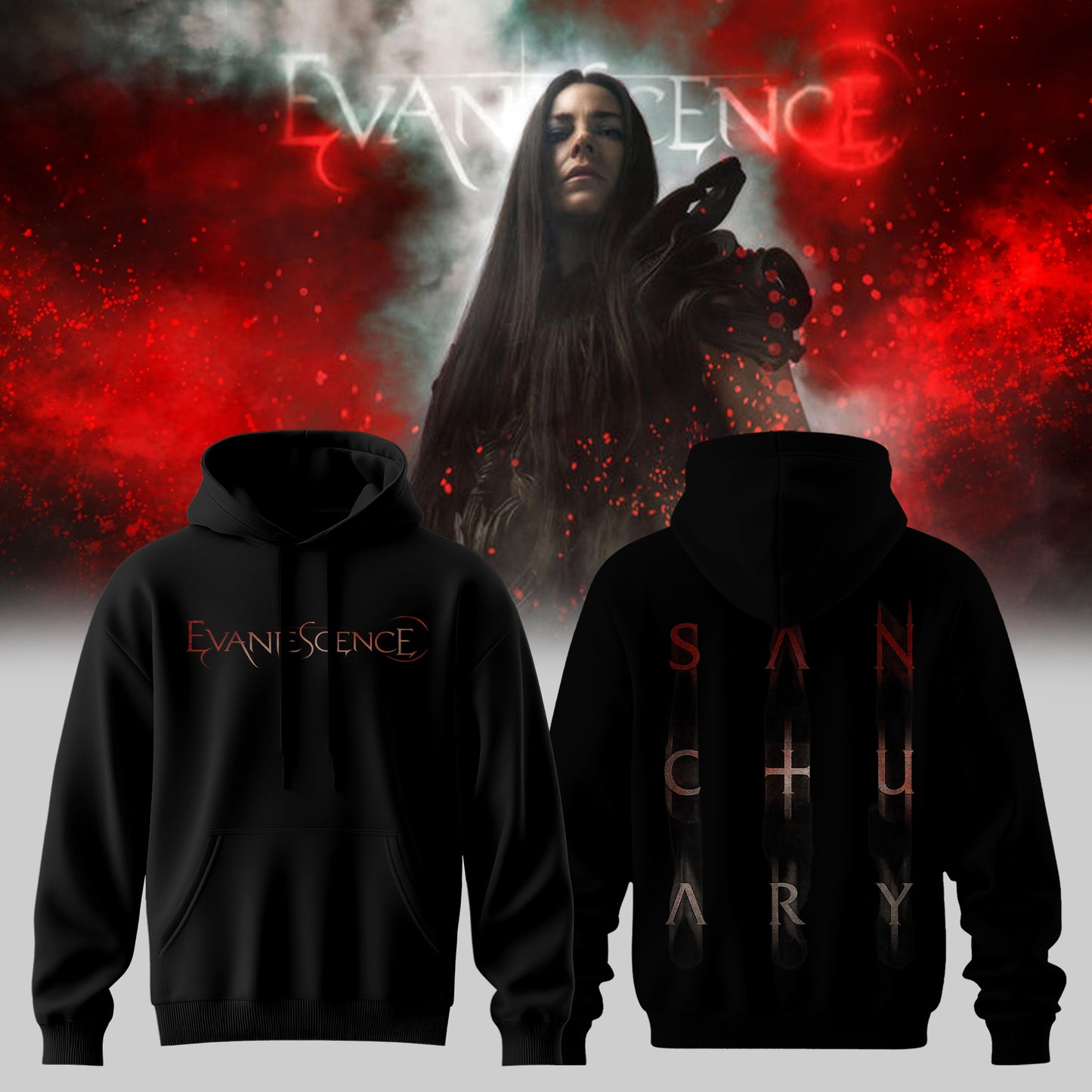 .Evanescence “Sanctuary 2026 World Tour” – Hoodie