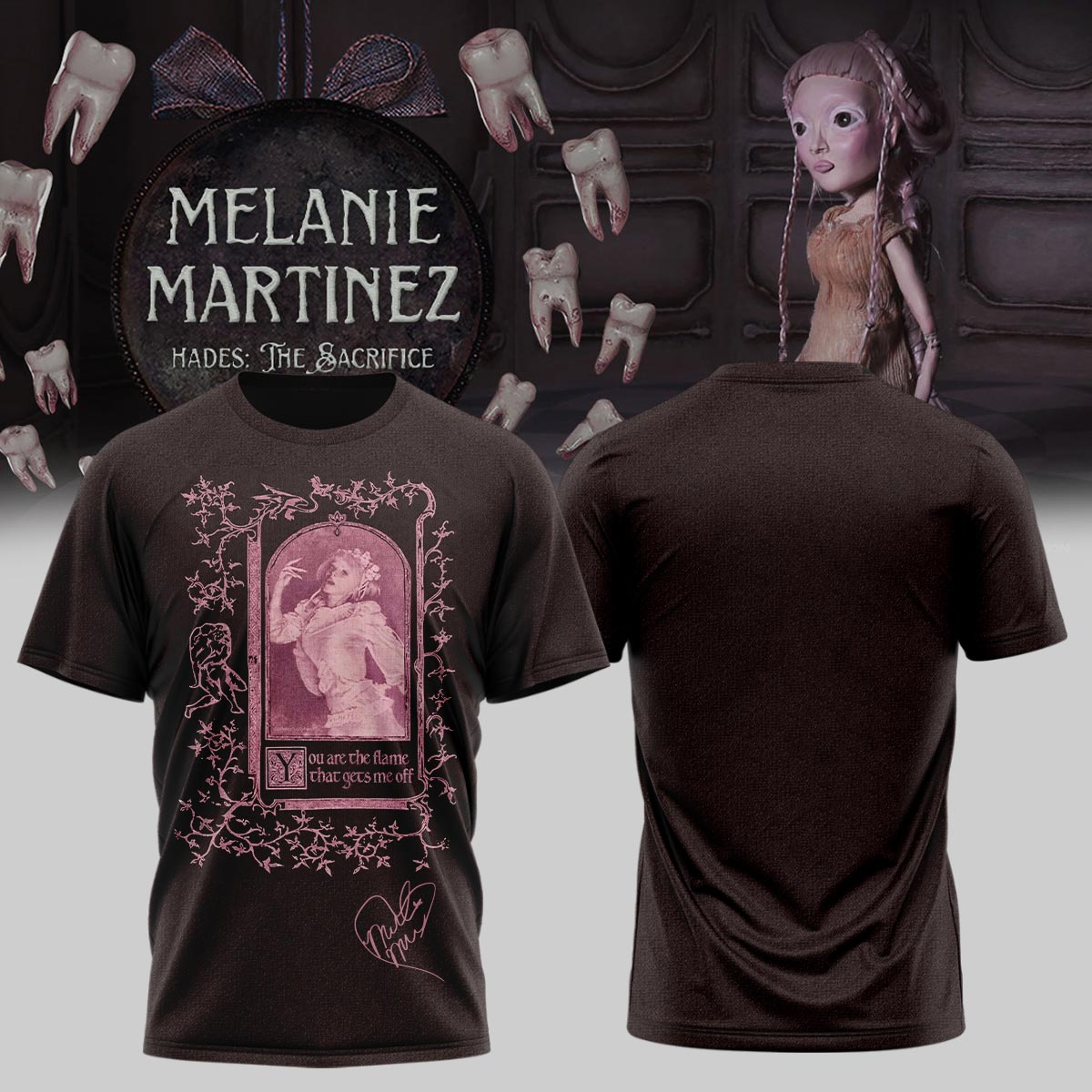 Melanie Martinez ”HADES: THE SACRIFICE TOUR 2026” Limited Edition Signature -Tshirt