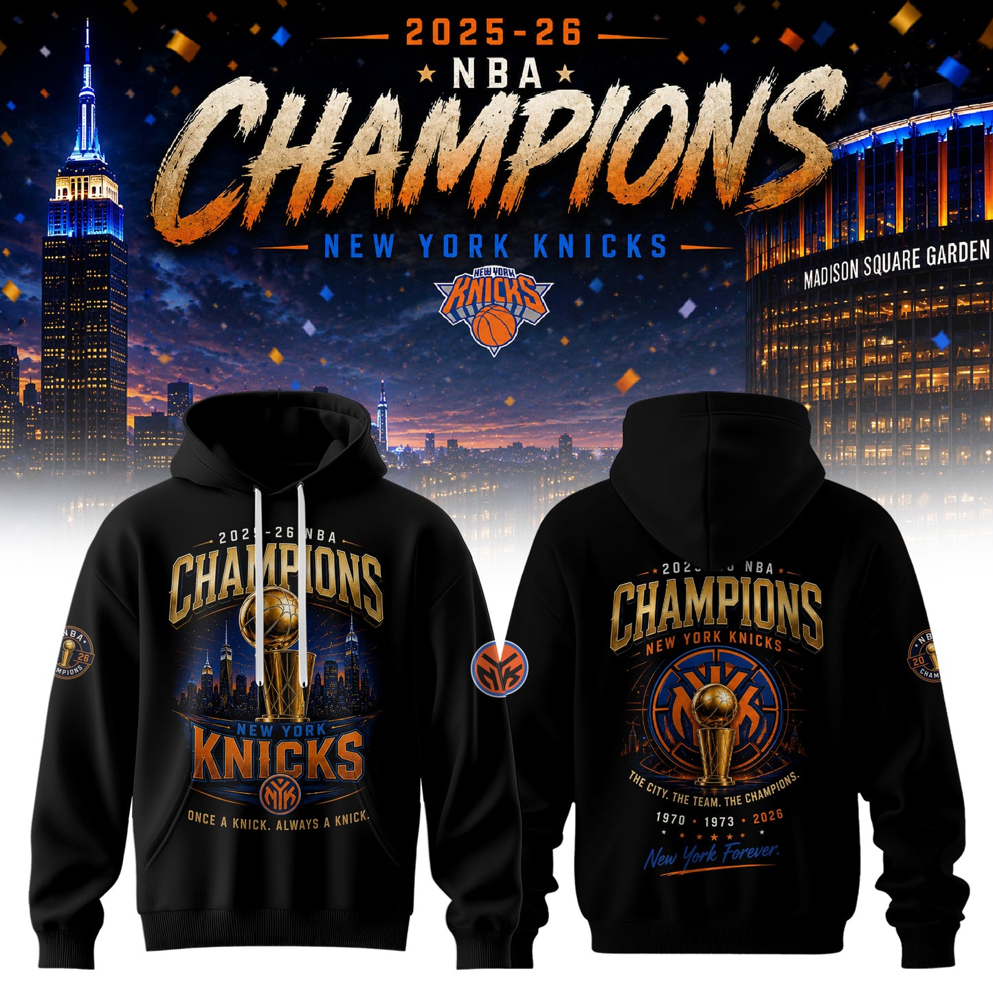 _New York Knick 2026 Champions Hoodie