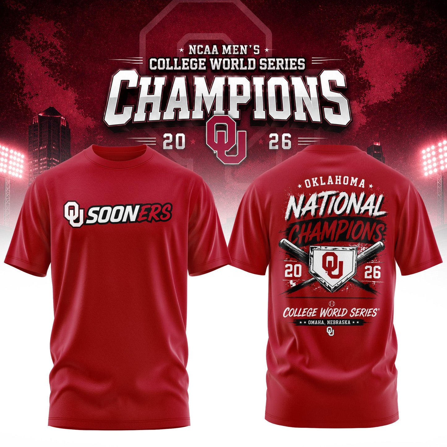 _ Men’s College World Series Champions 2026 Edition Tee