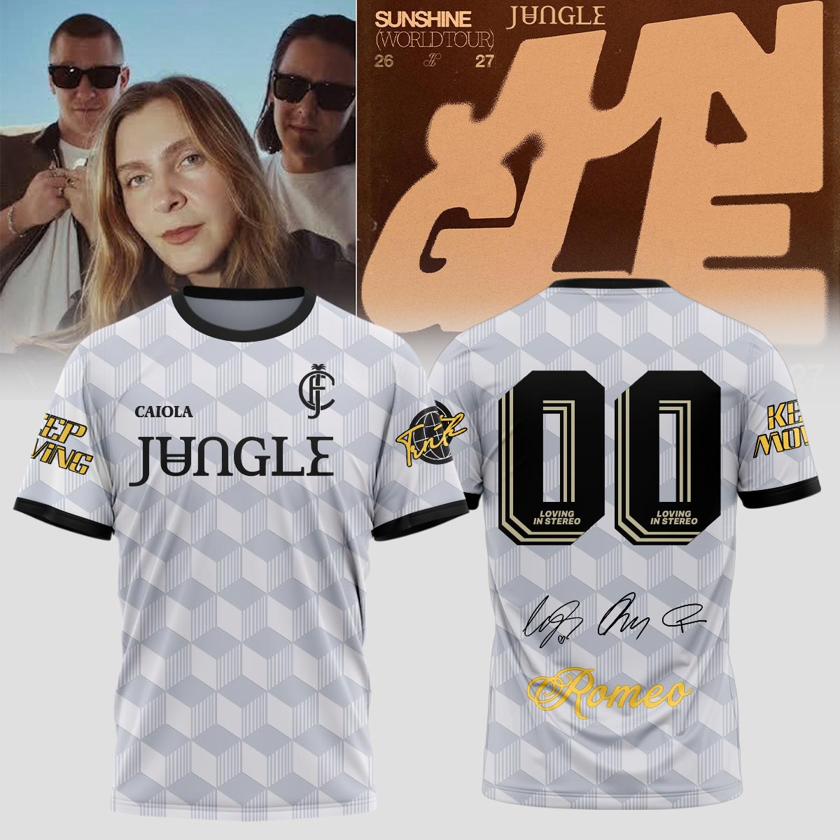 ,,,Jungle – Sunshine World Tour 2026/27 Limited Edition Signature – Jersey (Custom Number)