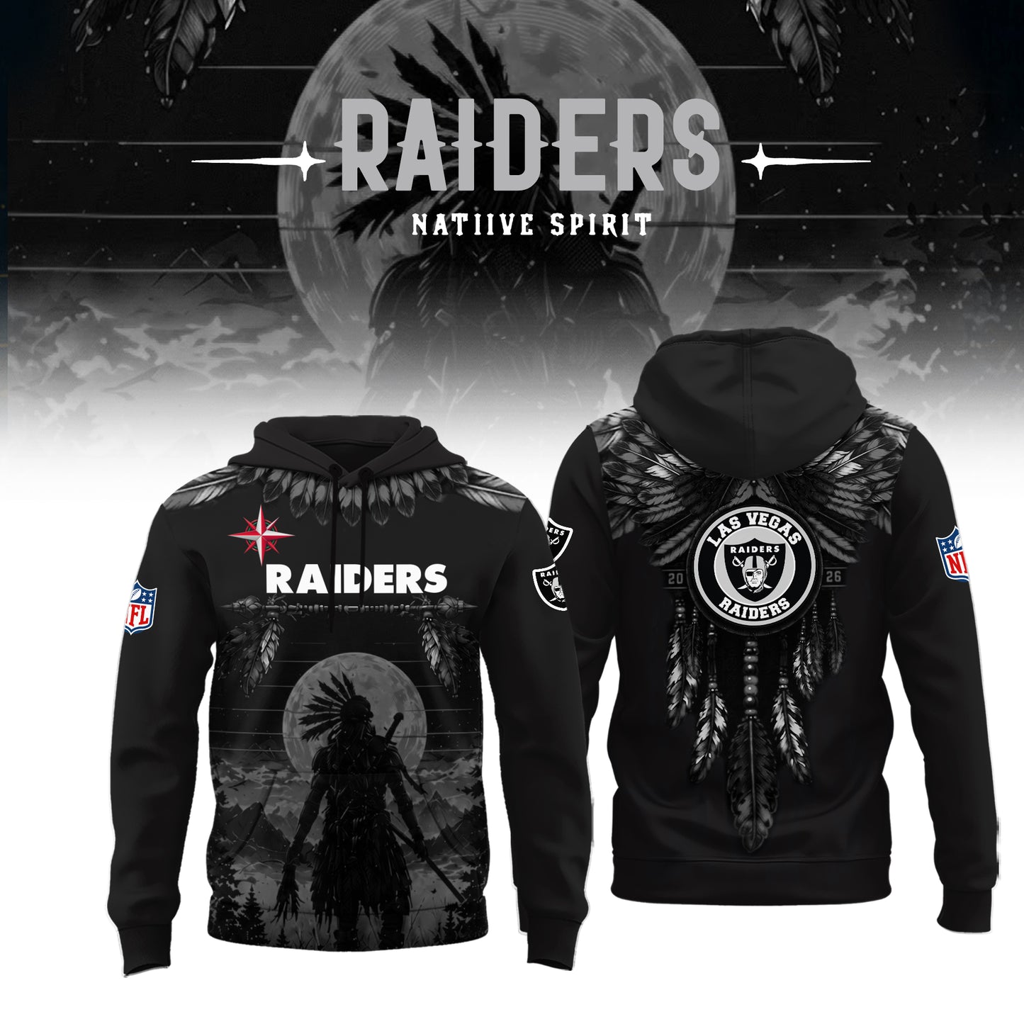 Limited Editon Las Vegas Raiders Native Spirit Heritage 2026 Shirt
