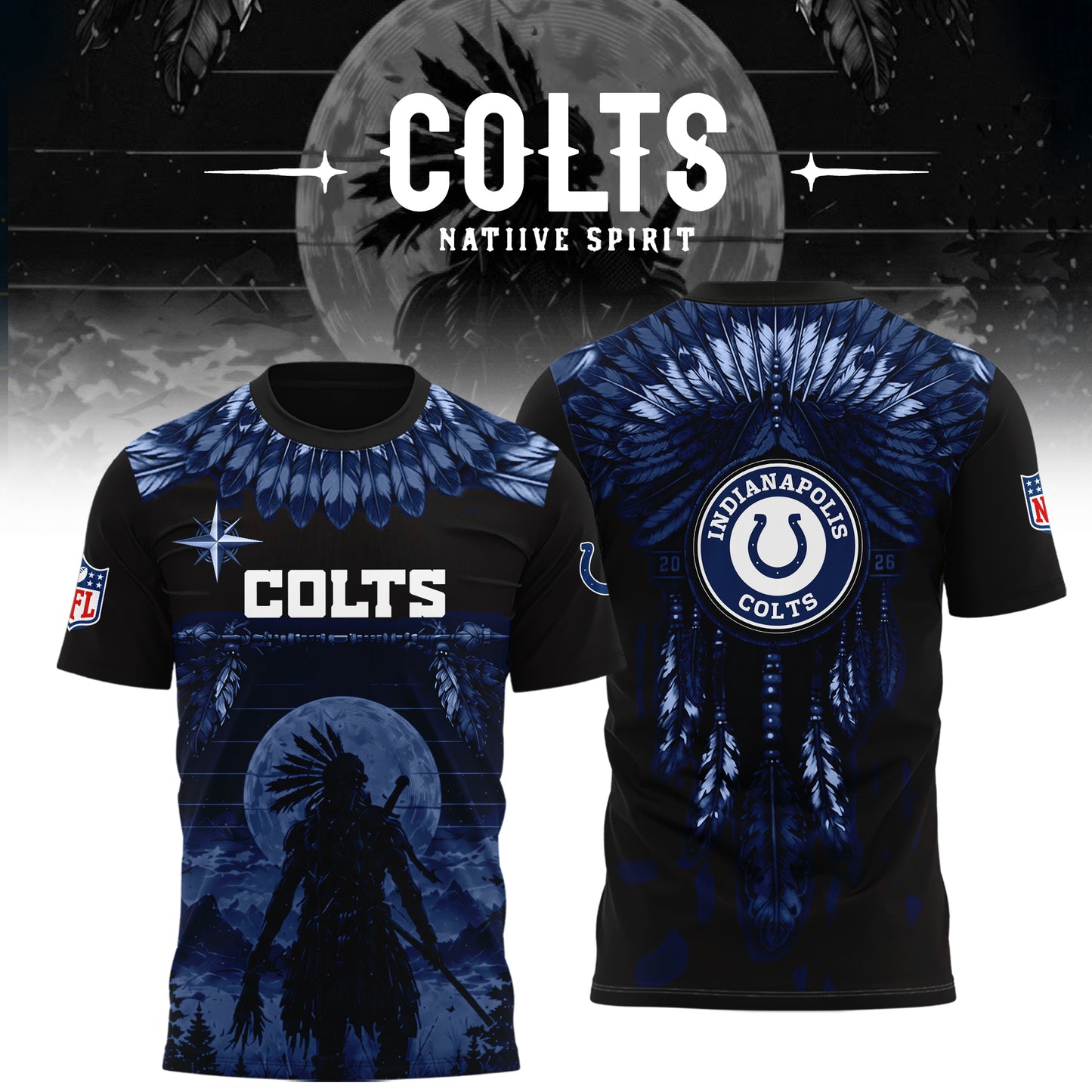 Limited Editon Indianapolis Colts Native Spirit Heritage 2026 Shirt