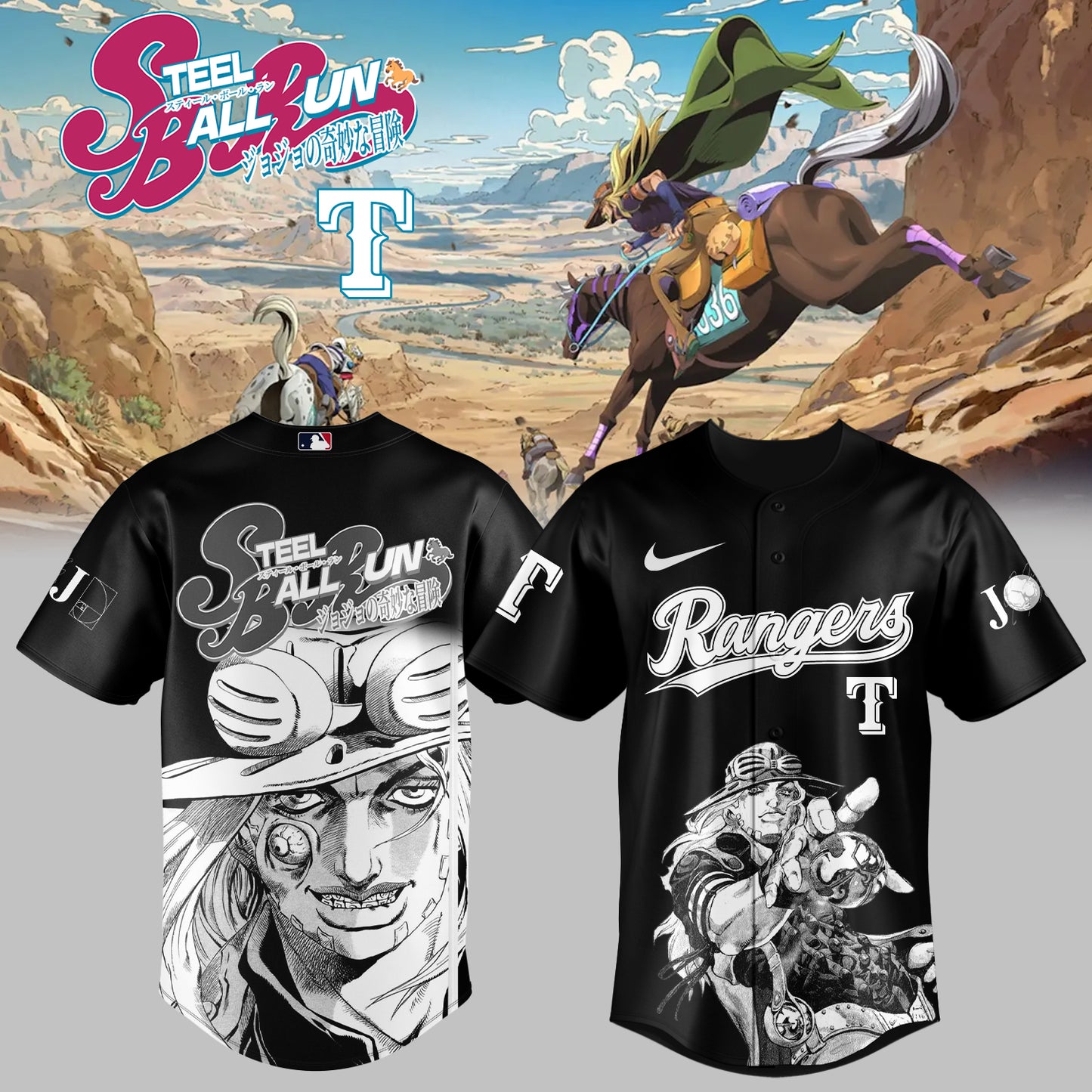 ALL TEAMS x Steel Ball Run Limited Jersey