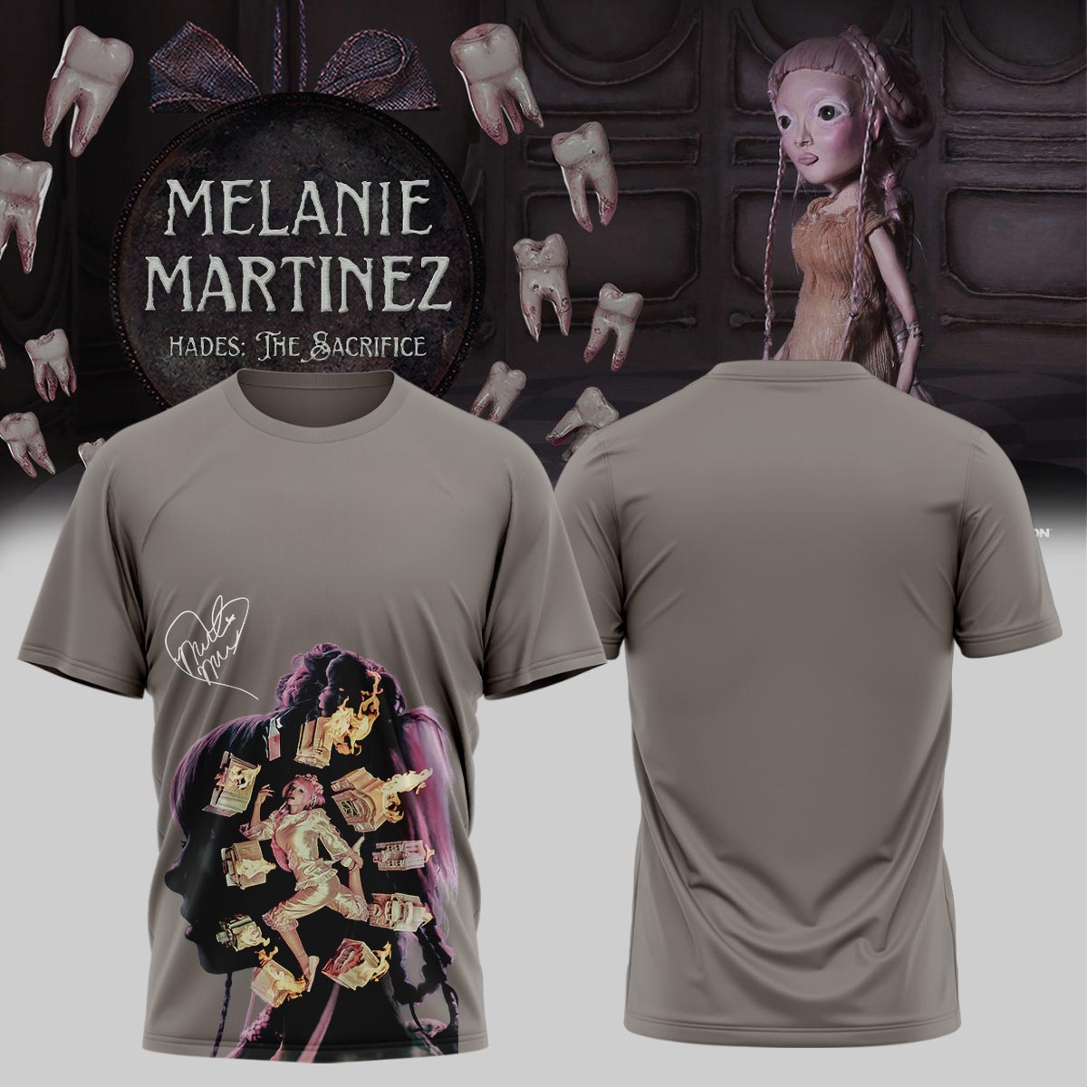 Melanie Martinez ”HADES: THE SACRIFICE TOUR 2026” Limited Edition Signature -Tshirt