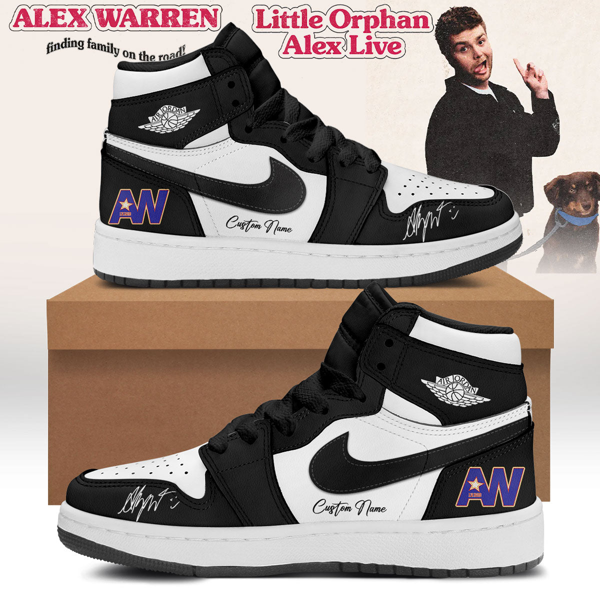 .Alex Warren’s “Little Orphan Alex” Tour Shoes