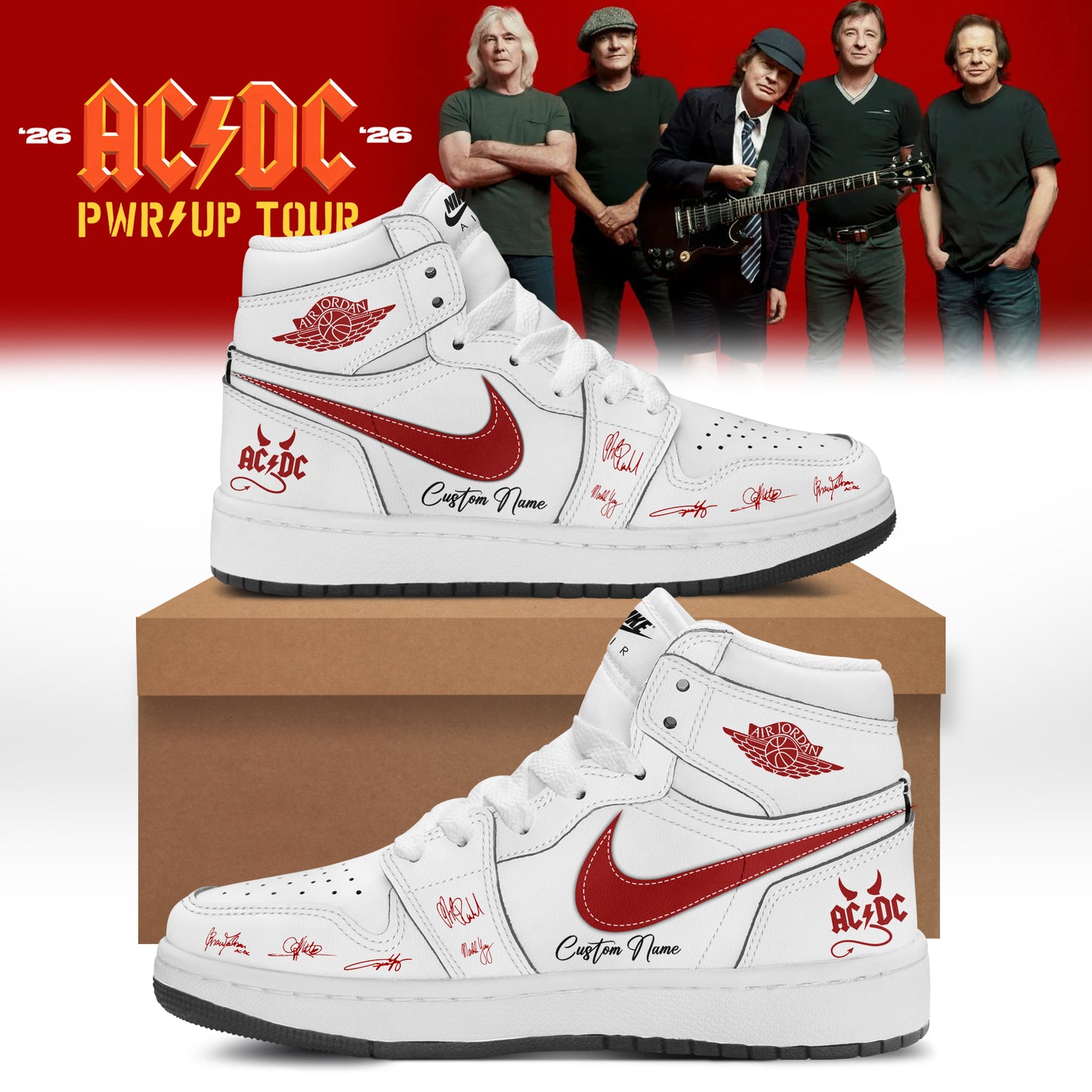 .AC/DC ” Power Up Tour ” 2026 – Shoes