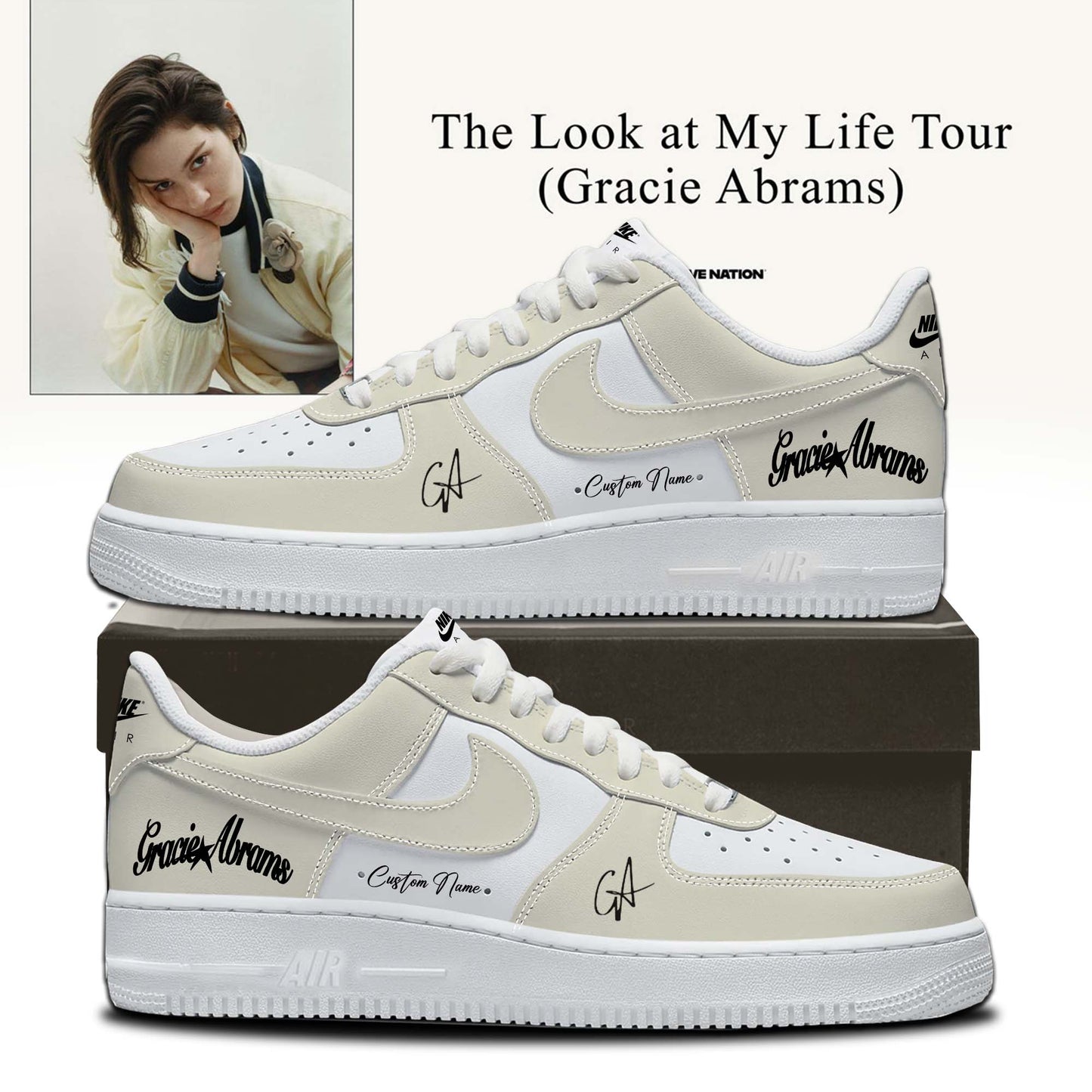 Gracie Abrams Daughter from Hell Signed Shoes