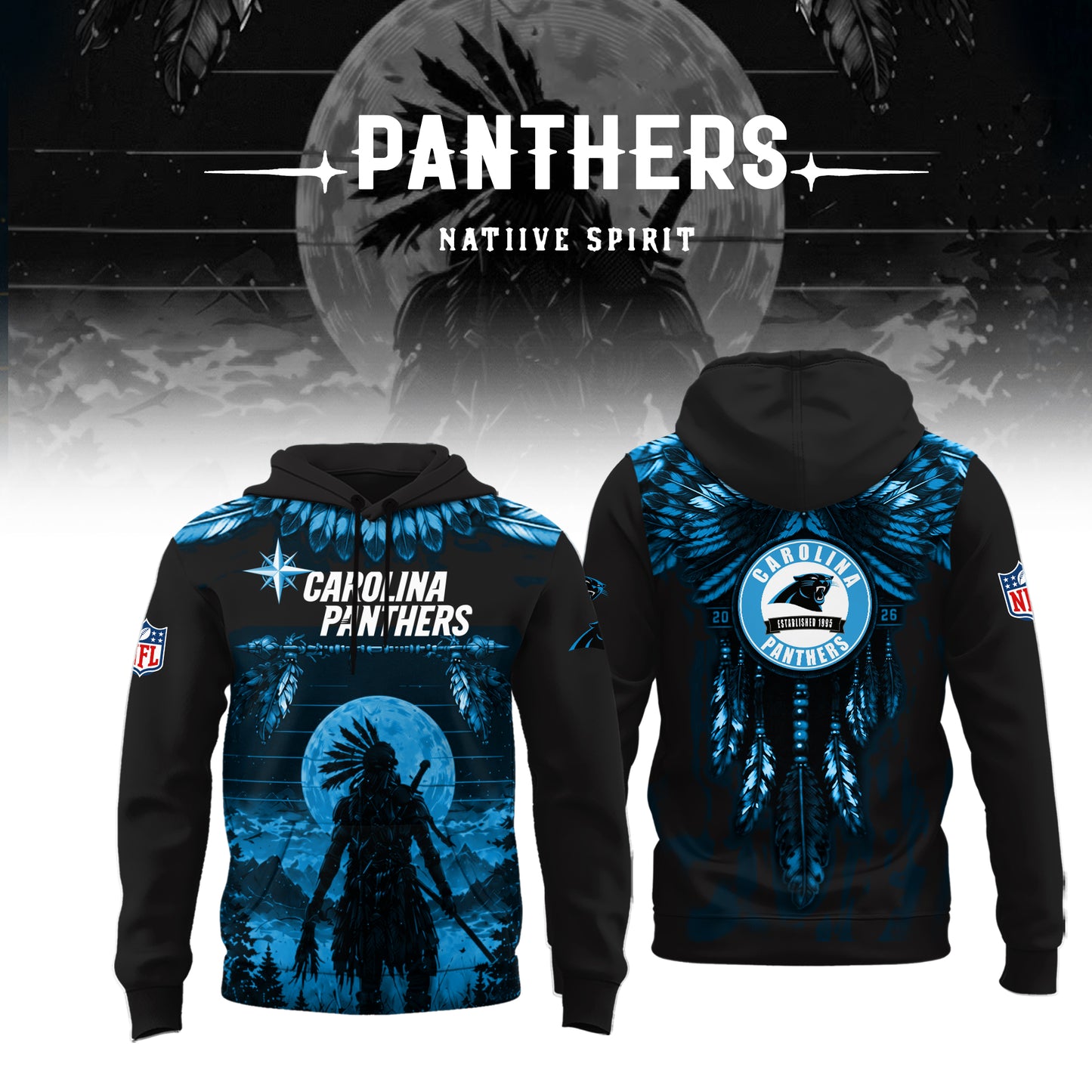 Limited Editon Carolina Panthers Native Spirit Heritage 2026 Shirt