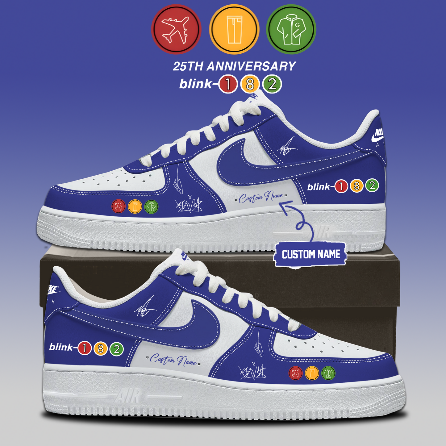 _Blink-182 Anniversary Collection -Limited Edition Signature Shoes 1