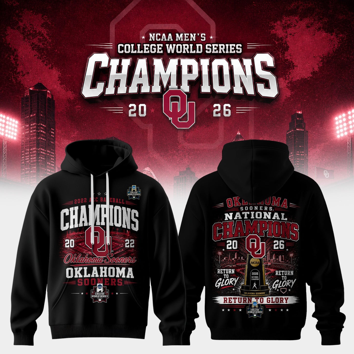 Men’s College World Series Champions 2026 Edition Hoodie