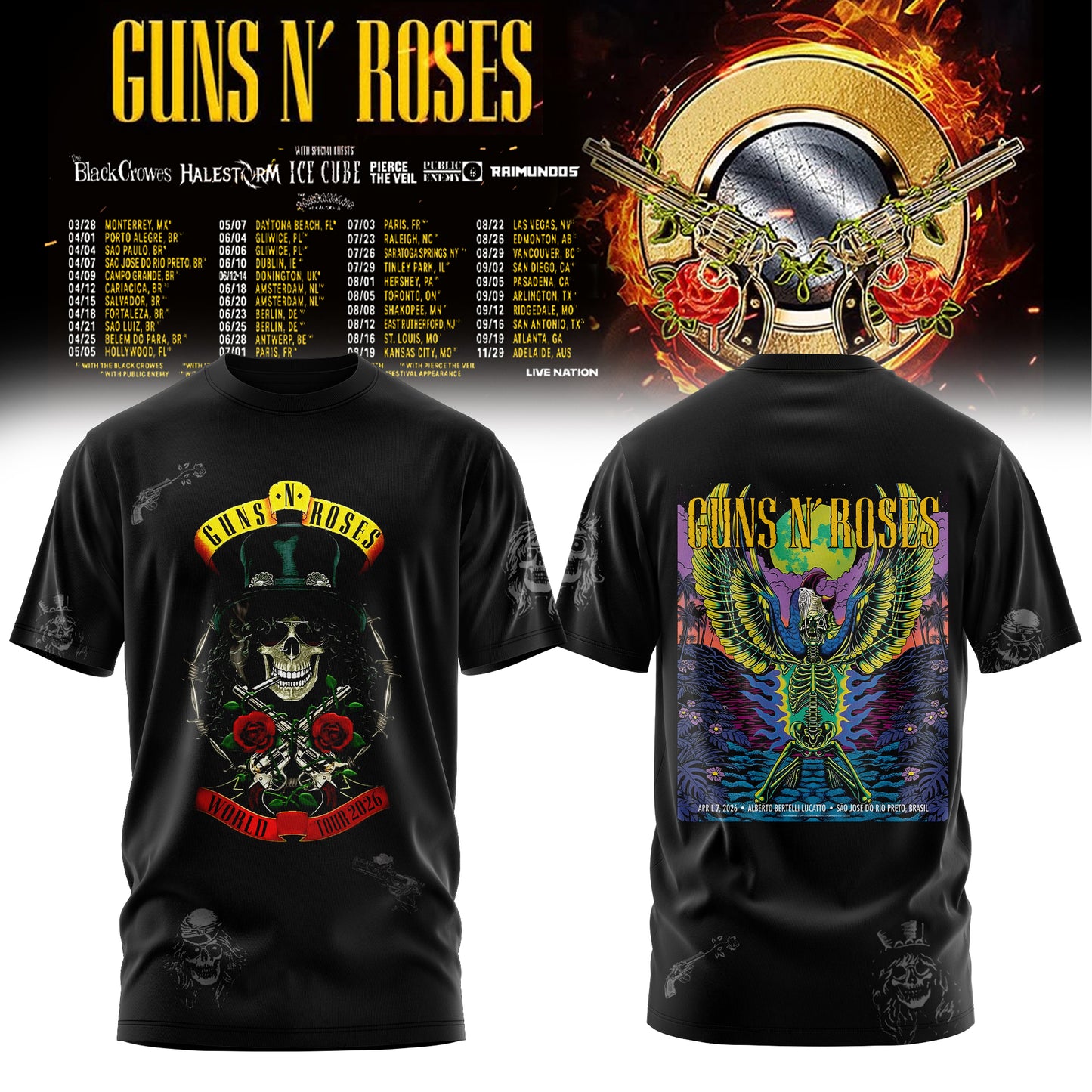 2026 TOUR T-SHIRT IS HERE – LIMITED EDITION 🔥