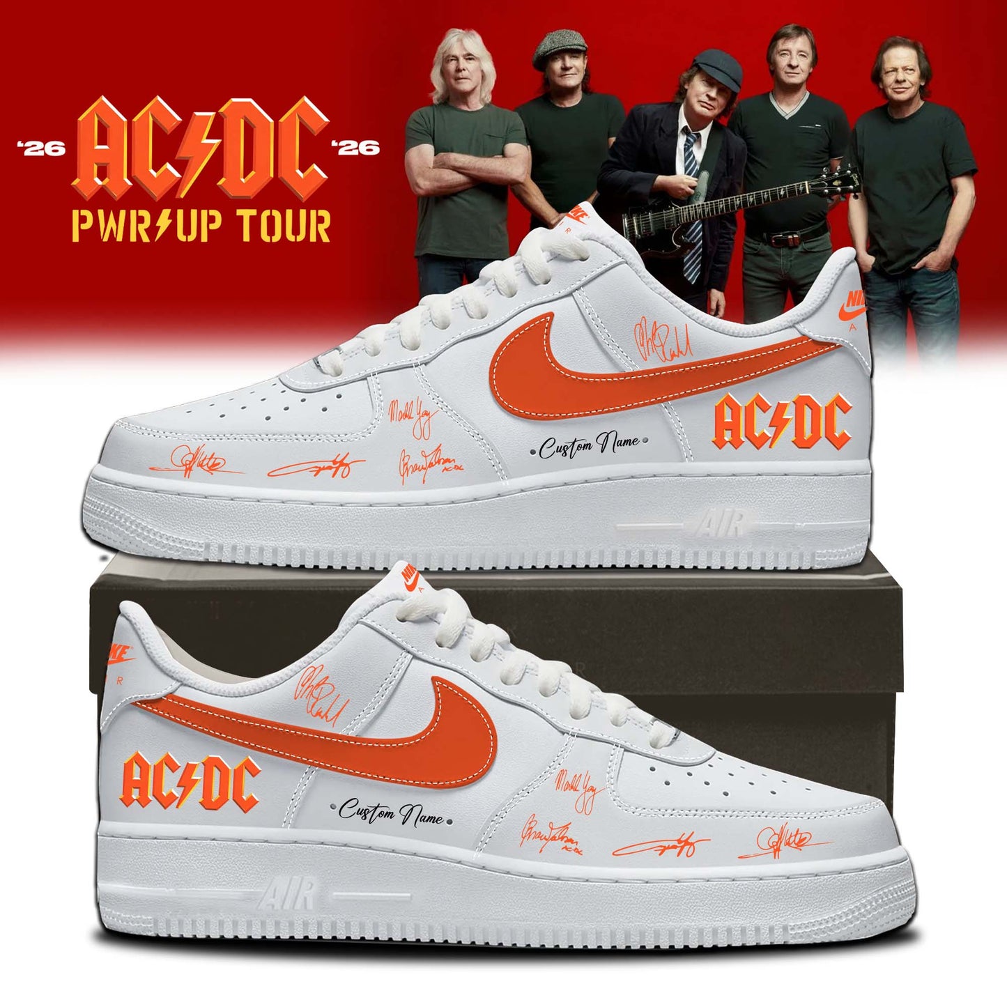 AC/DC ” Power Up Tour ” 2026 – Shoes