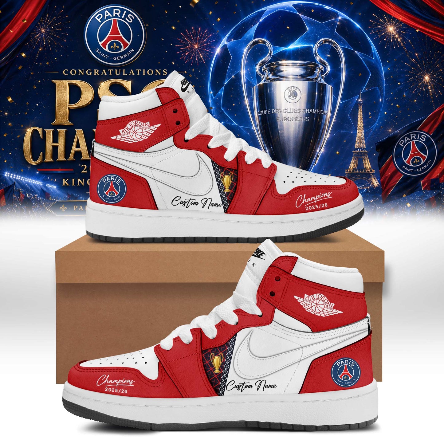 PSG Champions League Winners 25/26 Shoes
