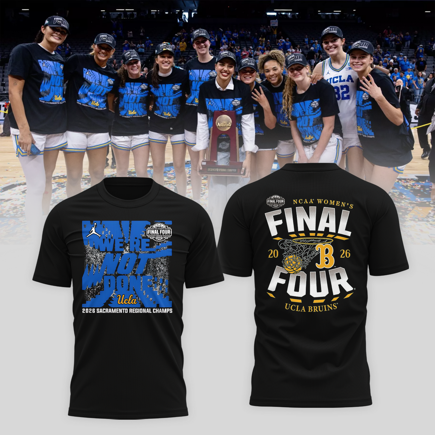 UCLA 2026 Women’s Basketball Five Four Tshirt Limited Edition