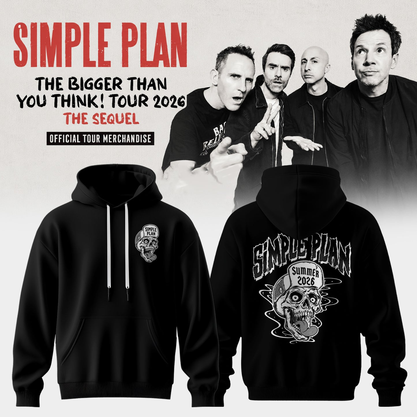 The Bigger Than You Think Tour 2026 Classic 3D Graphic Tee – Pop Punk Rock