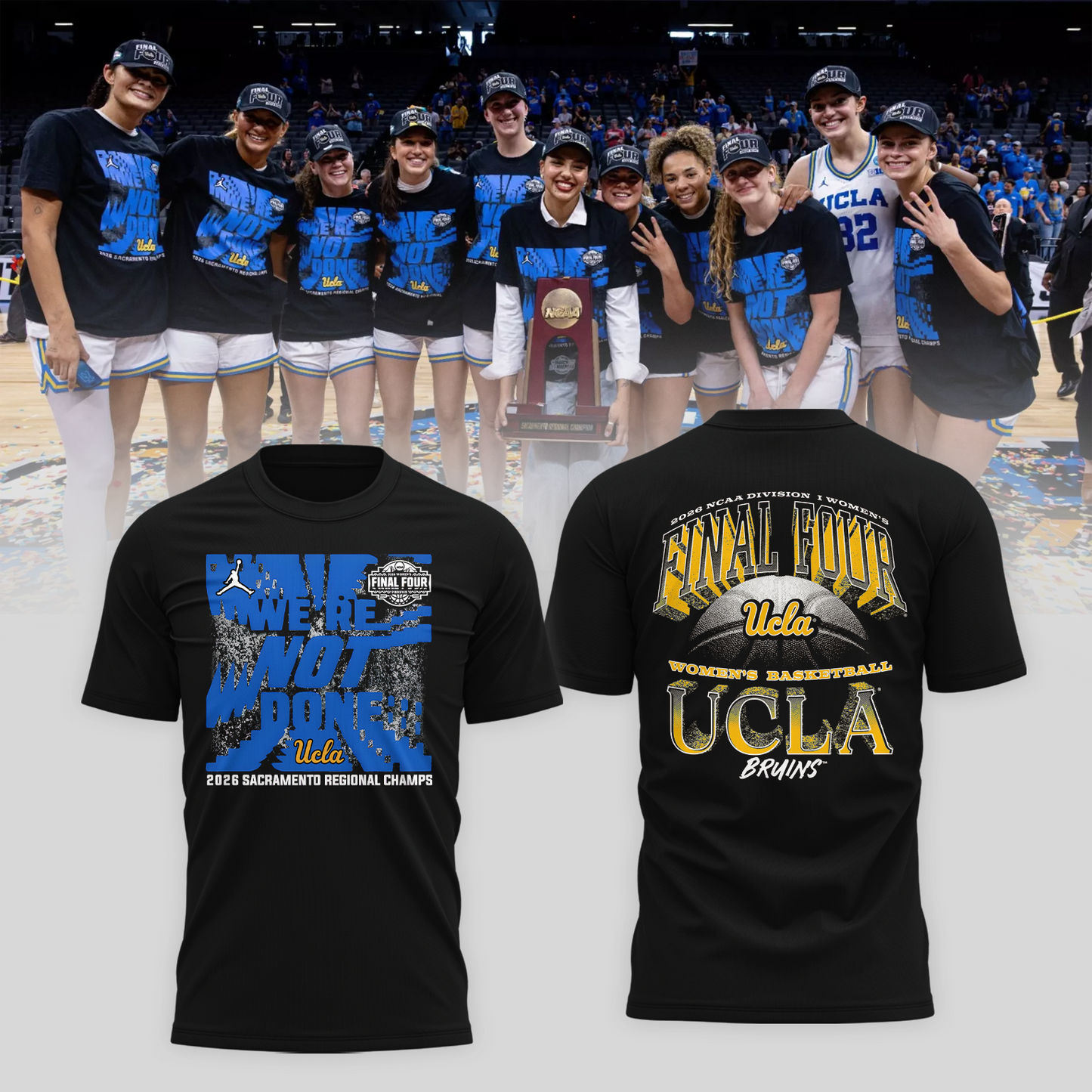 UCLA 2026 Women’s Basketball Five Four Tshirt Limited Edition