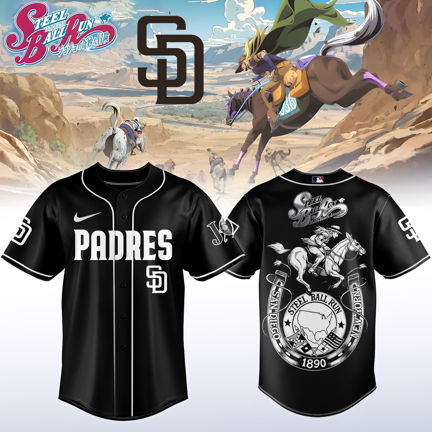 ALL TEAMS x Steel Ball Run Limited Jersey