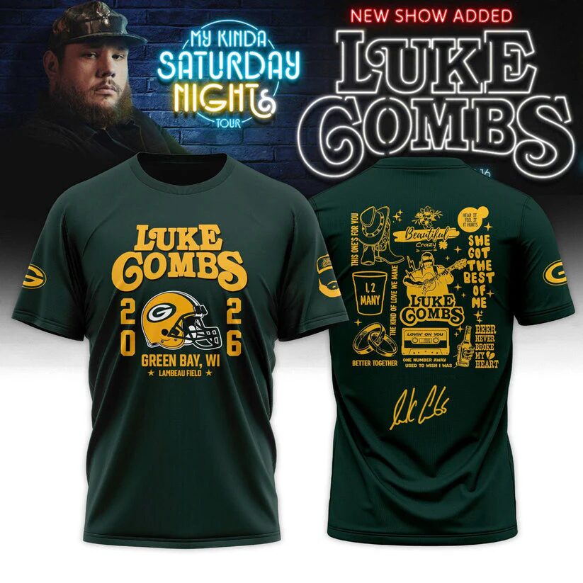 Limited Edition “My Kinda Saturday Night Tour” at Lambeau Field Tshirt