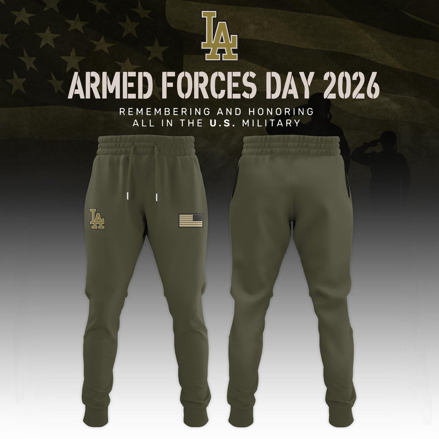 Los Angeles Dodgers 2026 Armed Forces Day Limited Edition Jersey