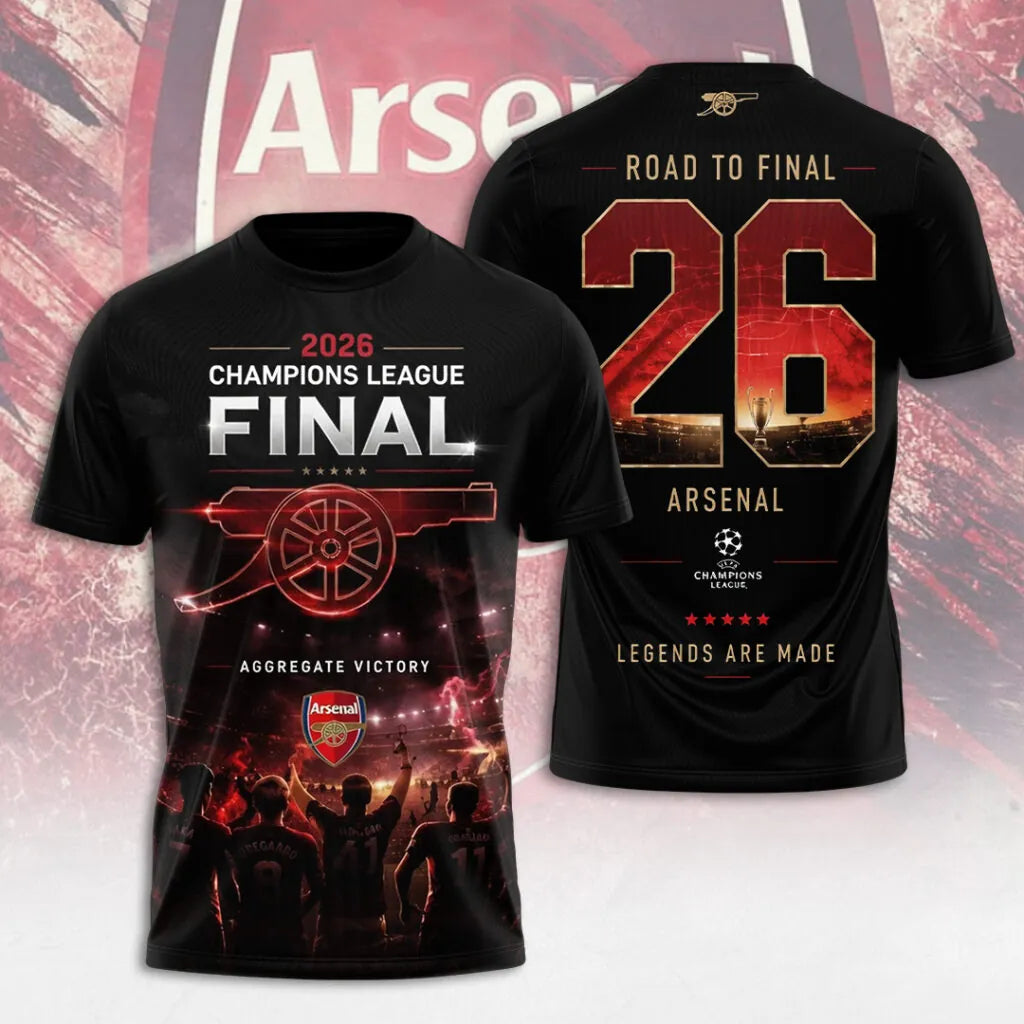 Arsenal F.C Premier League champions 25/26 T-SHIRT