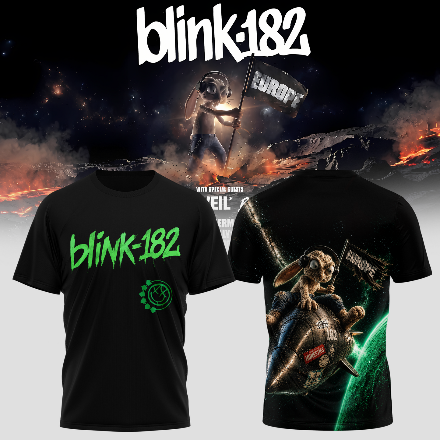 Blink-182 Meltdown Europe Tee 26