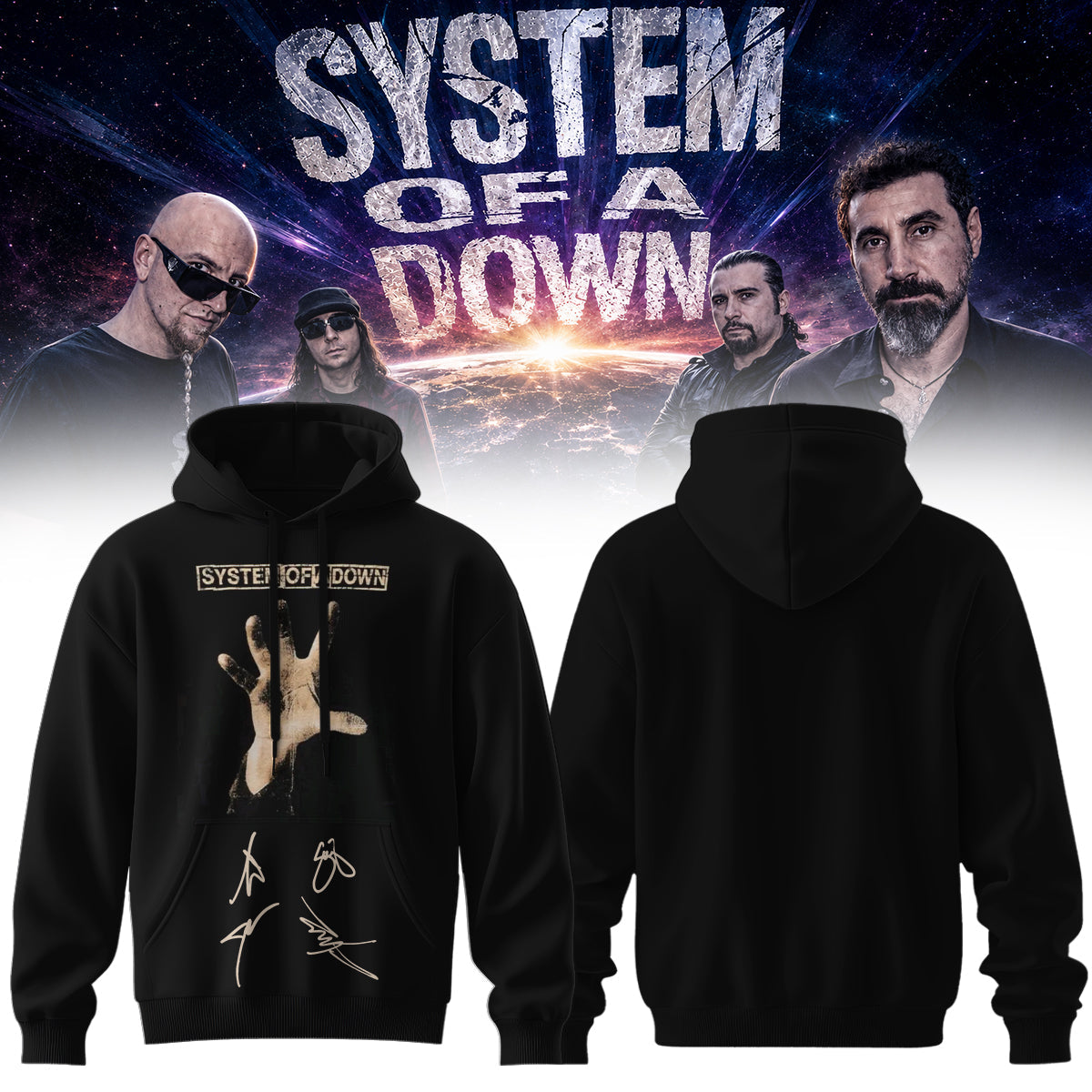 System of a Down “Europe / UK Stadium Tour 2026” Signature Limited Edition – Hoodie