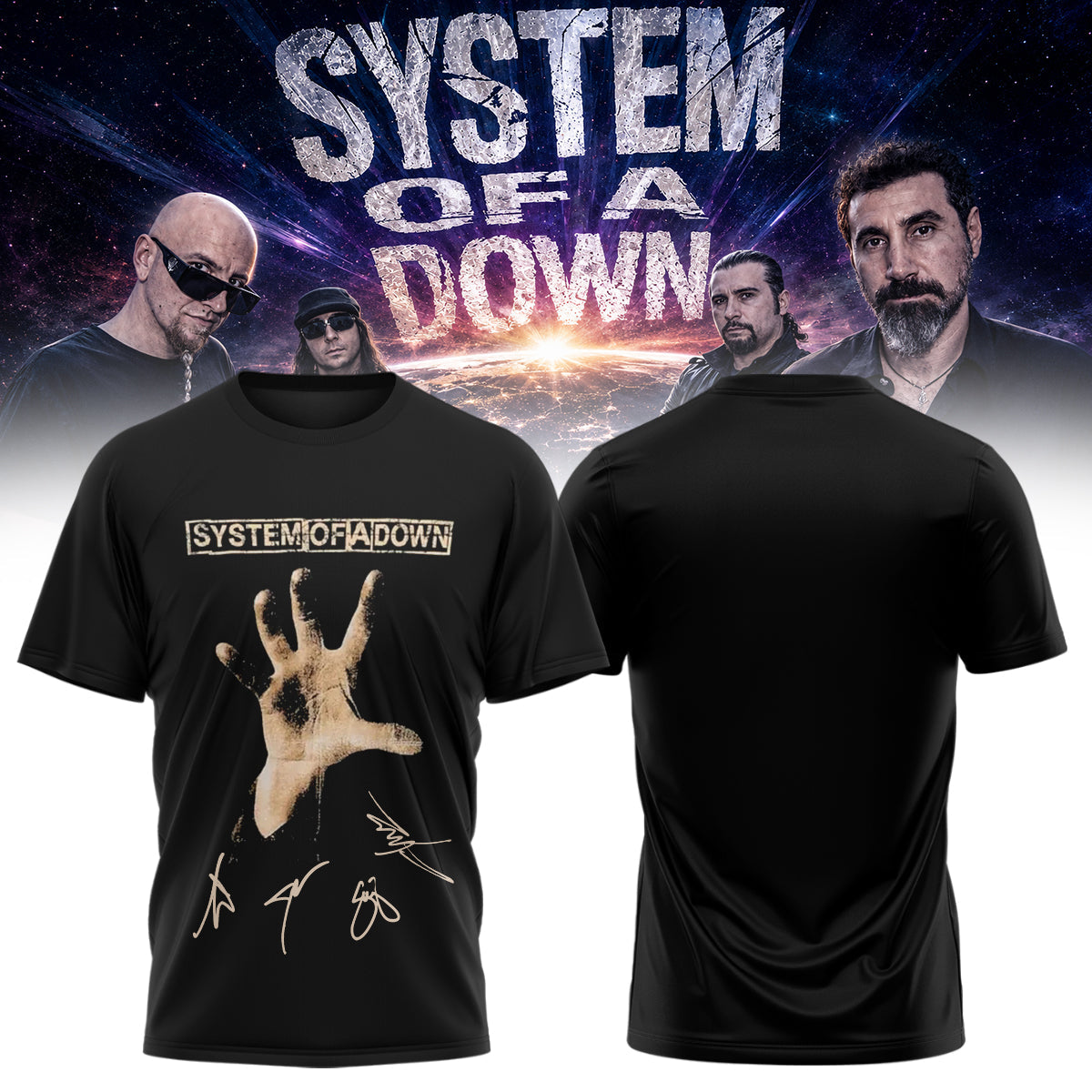 System of a Down “Europe / UK Stadium Tour 2026” Signature Limited Edition – Tshirt