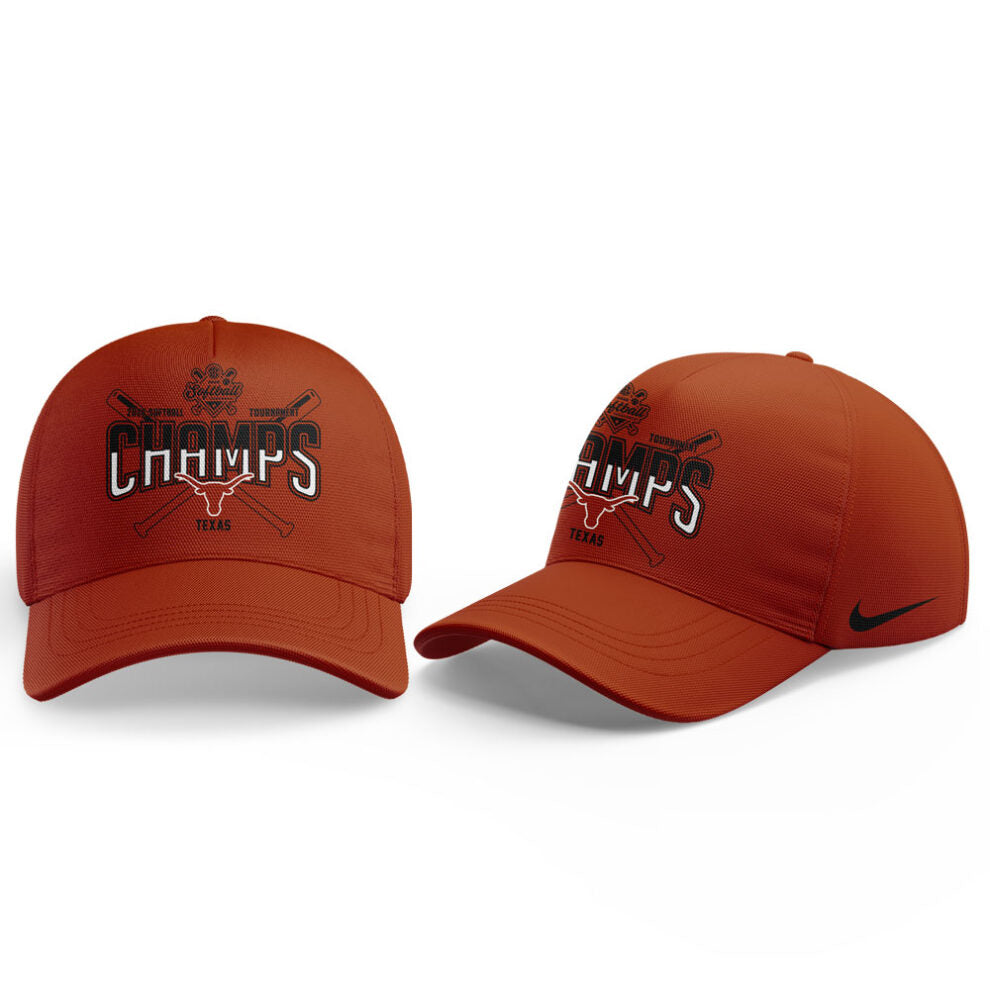 Texas Longhorns 2026 Softball Tournament Champions Locker Room Shirt Orange