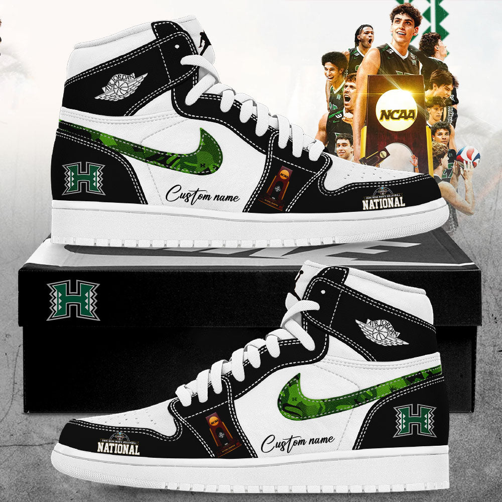 The Hawaii Rainbow Warriors are your 2026 National Champions Custom Name Shoes