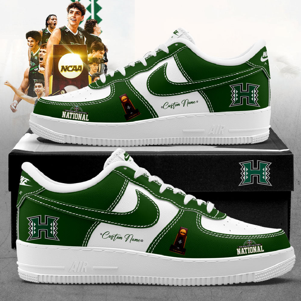 The Hawaii Rainbow Warriors are your 2026 National Champions Custom Name Shoes V2
