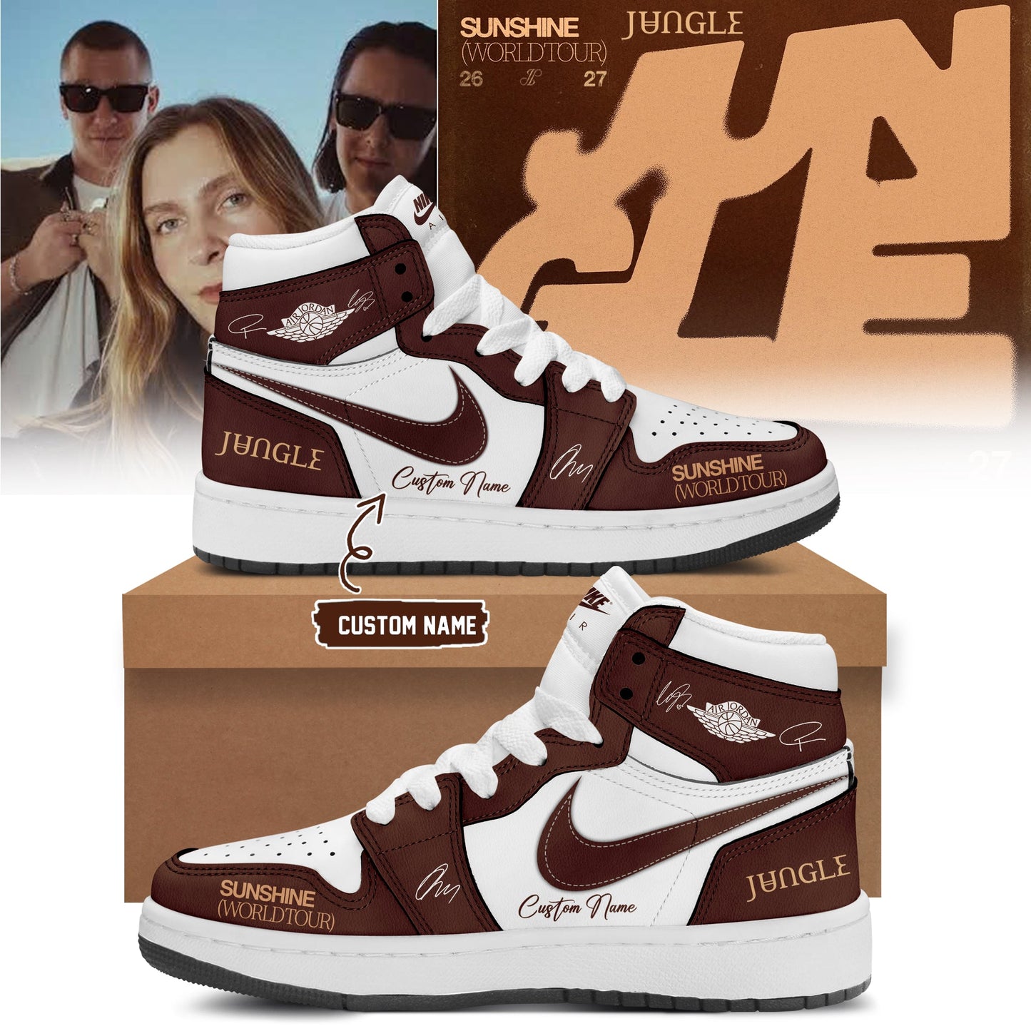 ,,Jungle – Sunshine World Tour 2026/27 Limited Edition Signature – Shoes 1-1