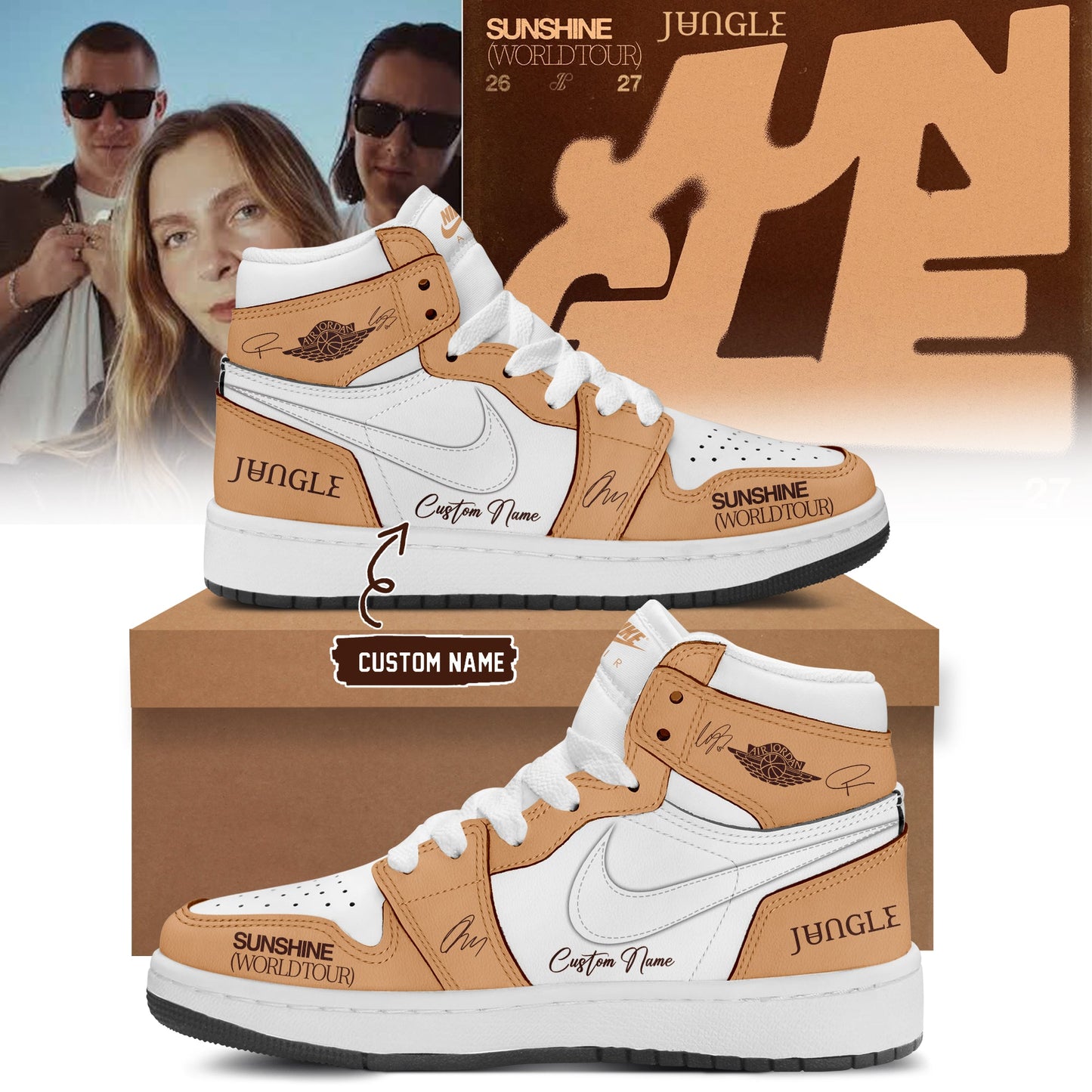 ,.Jungle – Sunshine World Tour 2026/27 Limited Edition Signature – Shoes 11
