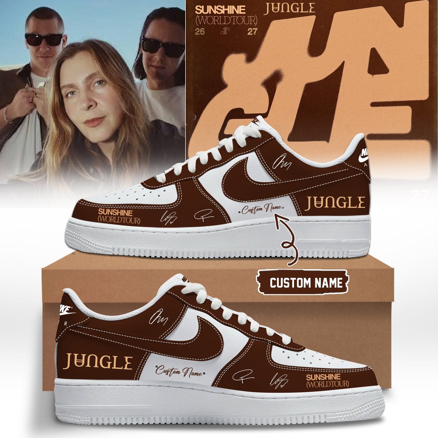 ,,Jungle – Sunshine World Tour 2026/27 Limited Edition Signature – Shoes 1-1