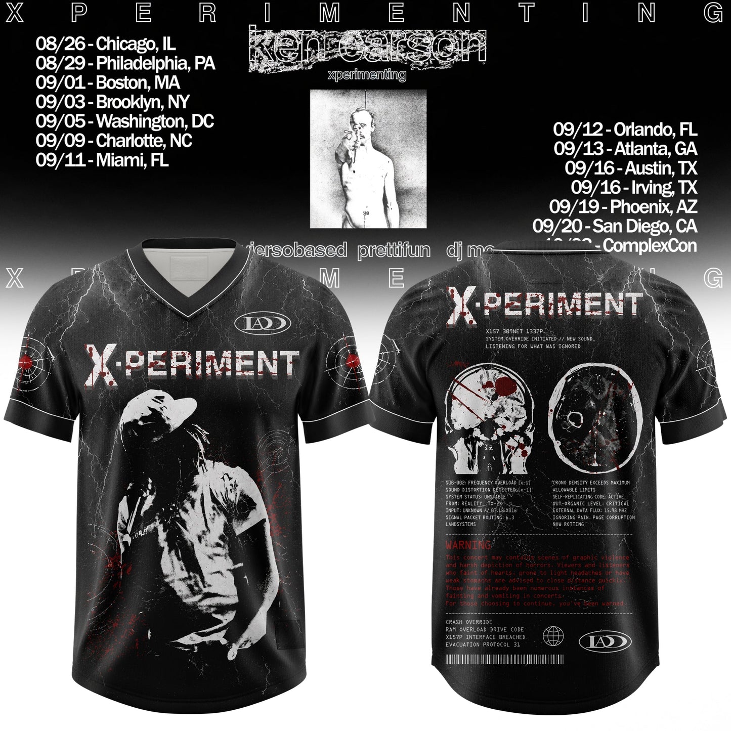_Xperimenting Tour Football Jersey