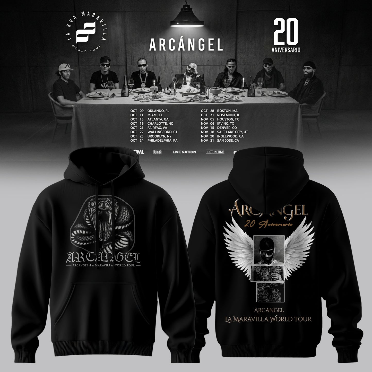 Arcángel La Maravilla World Tour 20 Aniversario