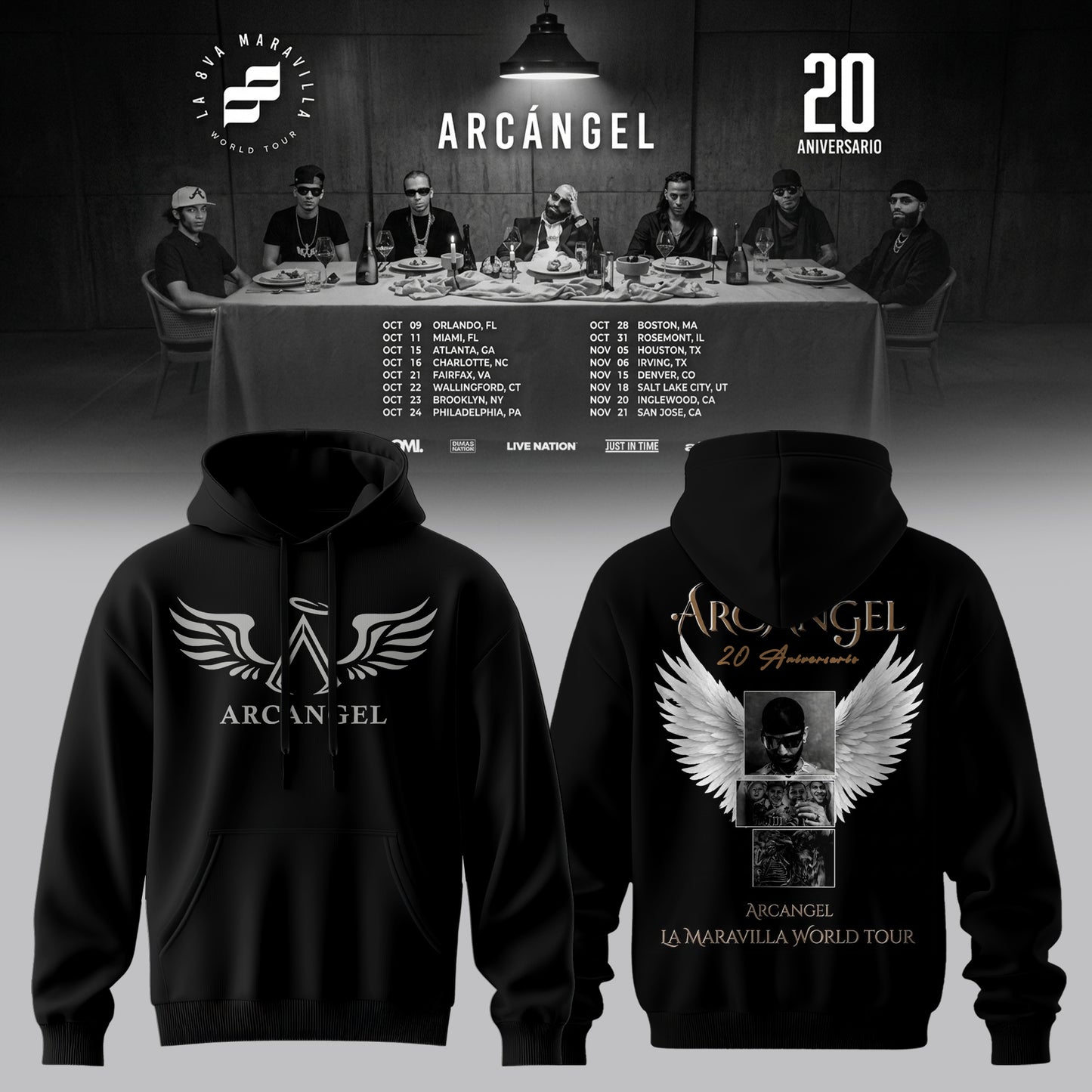 Arcángel La Maravilla World Tour 20 Aniversario