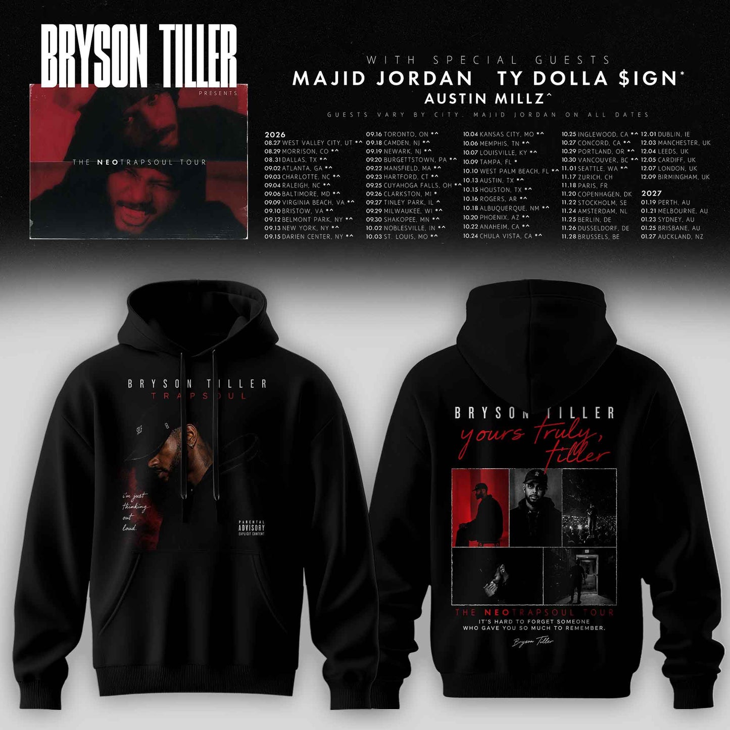 BRYSON TILLER – THE NEOTRAPSOUL COLLECTION HOODIE