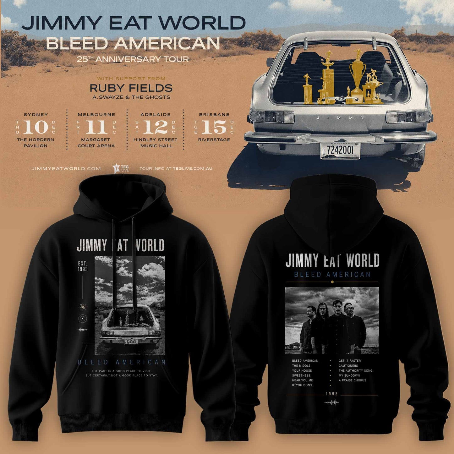 JEW – BLEED AMERICAN 25 YEARS HOODIE