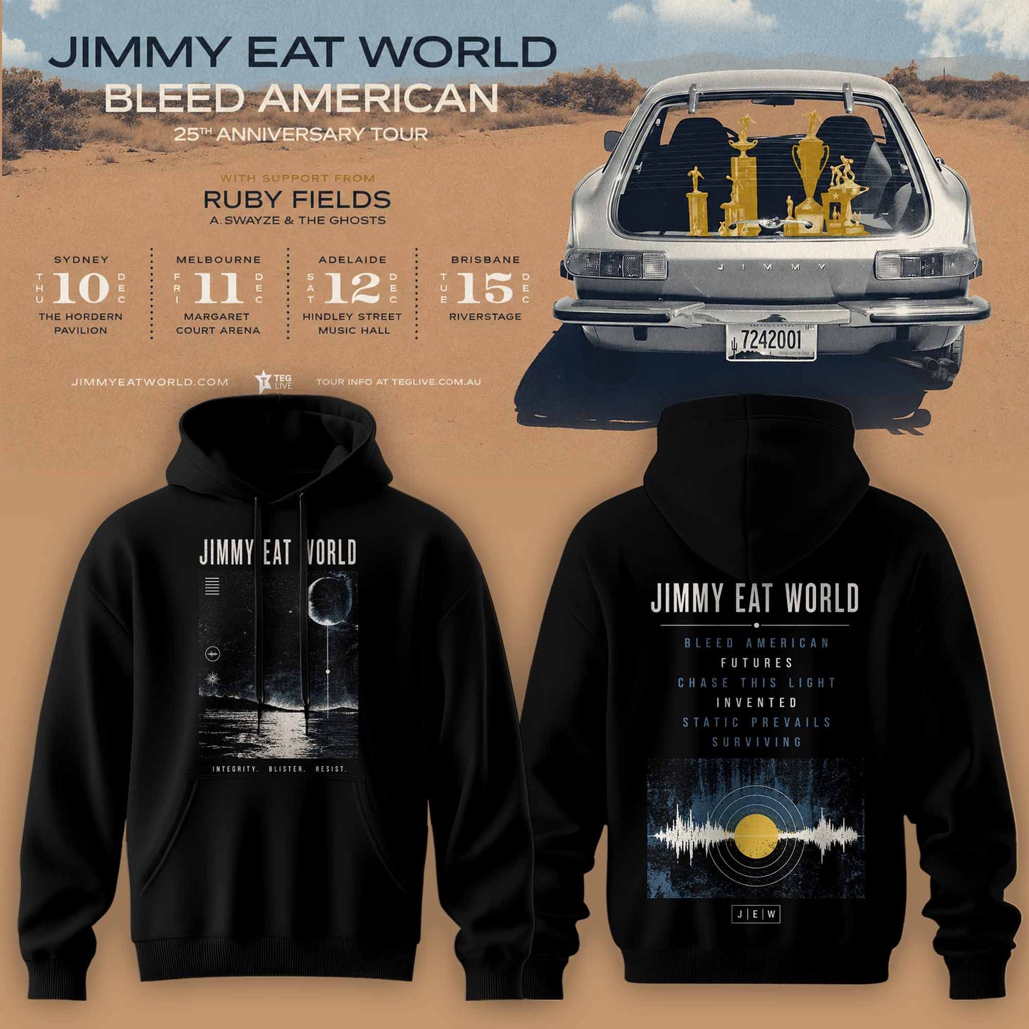 JEW – BLEED AMERICAN 25 YEARS HOODIE