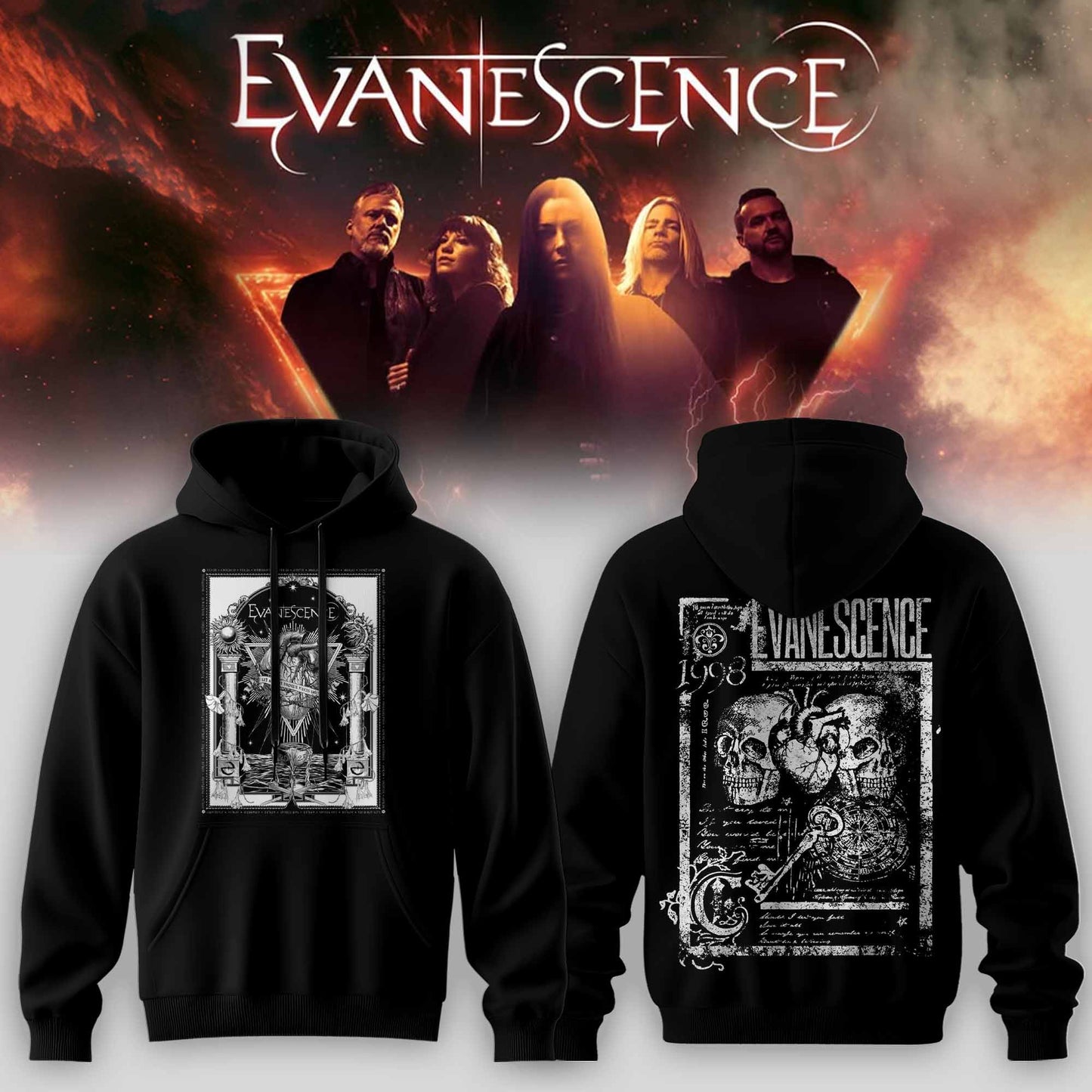 EVANESCENCE TOUR COLLECTION 2026 HOODIE