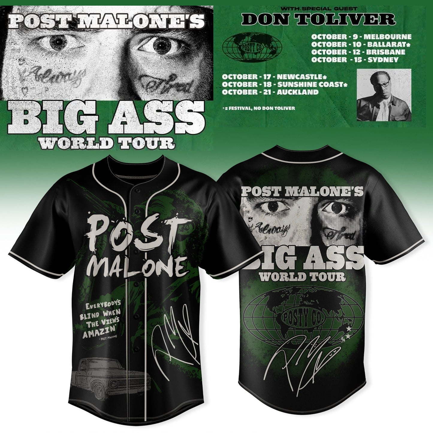 _ Big Ass World Tour Vintage Jersey Edition